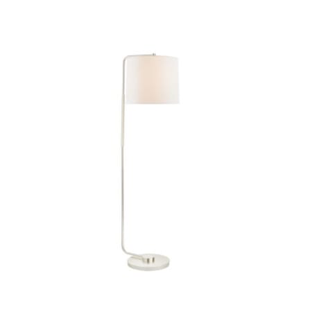 Visual Comfort Swing Articulating Floor Lamp Soft Silver